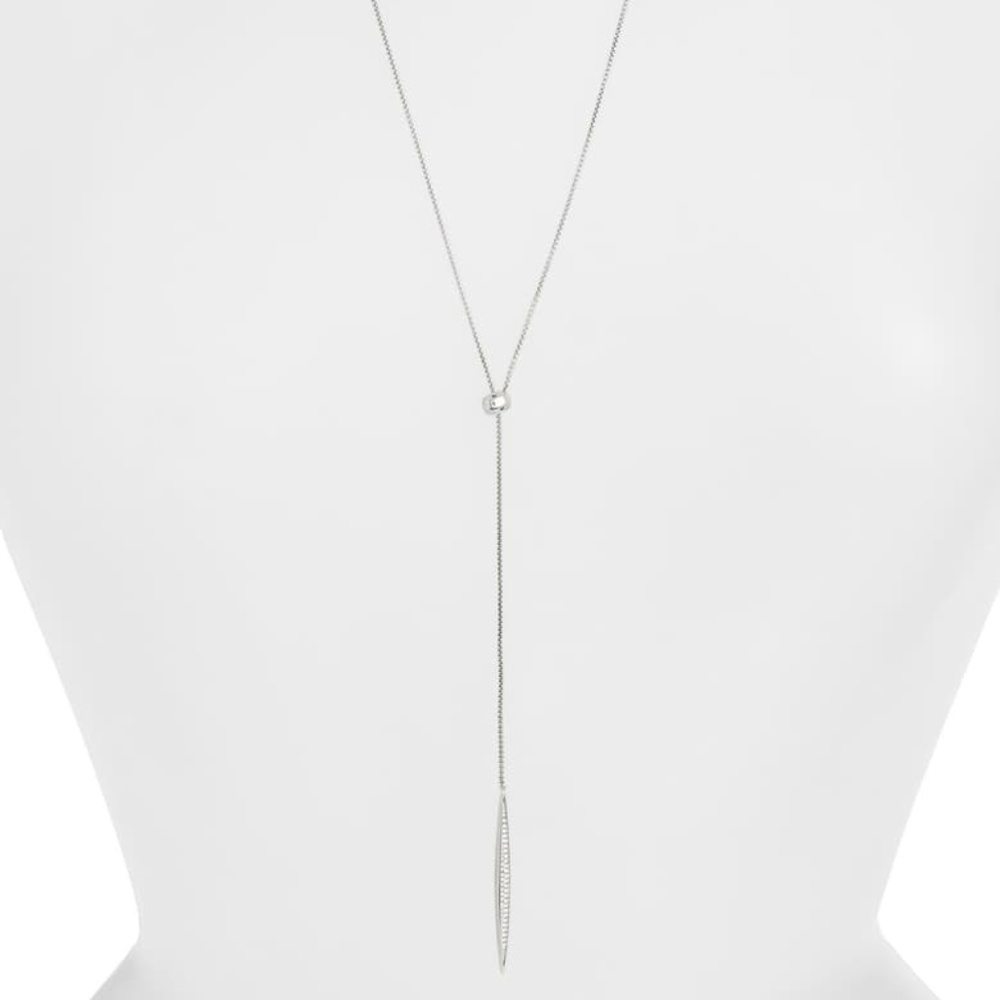 Nadri 'Tattoo' Encrusted Lariat Necklace